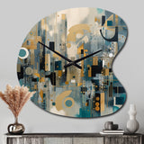 Transcending Reality V - Asymmetric Metal Wall Clock
