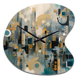 Transcending Reality V - Asymmetric Metal Wall Clock