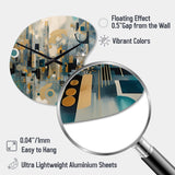 Transcending Reality V - Asymmetric Metal Wall Clock