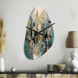 Transcending Reality V - Asymmetric Metal Wall Clock