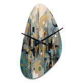 Transcending Reality V - Asymmetric Metal Wall Clock