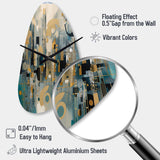 Transcending Reality V - Asymmetric Metal Wall Clock