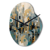 Transcending Reality V - Asymmetric Metal Wall Clock