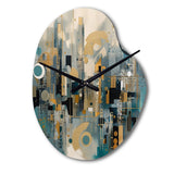 Transcending Reality V - Asymmetric Metal Wall Clock