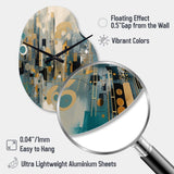 Transcending Reality V - Asymmetric Metal Wall Clock