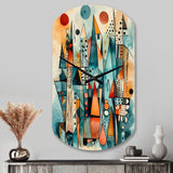 Joyful Geometric I - Asymmetric Metal Wall Clock