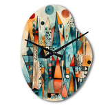 Joyful Geometric I - Asymmetric Metal Wall Clock