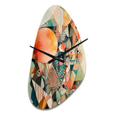 Joyful Geometric II - Asymmetric Metal Wall Clock