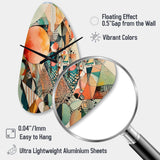 Joyful Geometric II - Asymmetric Metal Wall Clock