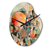 Joyful Geometric II - Asymmetric Metal Wall Clock