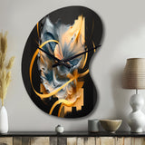 Abstract Butterfly - Asymmetric Metal Wall Clock