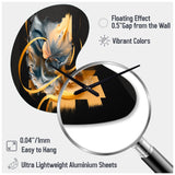 Abstract Butterfly - Asymmetric Metal Wall Clock