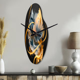 Abstract Butterfly - Asymmetric Metal Wall Clock