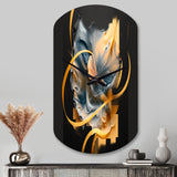 Abstract Butterfly - Asymmetric Metal Wall Clock