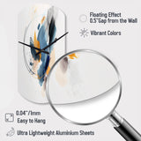 Abstract Shapes Modern Artwork II - Asymmetric Metal Wall Clock