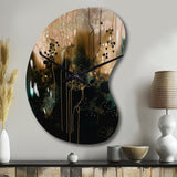 Black Chaos III - Asymmetric Metal Wall Clock