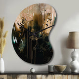 Black Chaos III - Asymmetric Metal Wall Clock