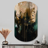Black Chaos III - Asymmetric Metal Wall Clock