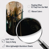 Black Chaos III - Asymmetric Metal Wall Clock