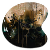 Black Chaos III - Asymmetric Metal Wall Clock