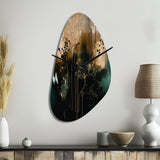 Black Chaos III - Asymmetric Metal Wall Clock