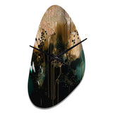 Black Chaos III - Asymmetric Metal Wall Clock