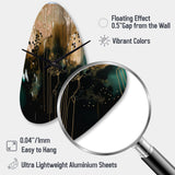 Black Chaos III - Asymmetric Metal Wall Clock