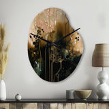 Black Chaos III - Asymmetric Metal Wall Clock