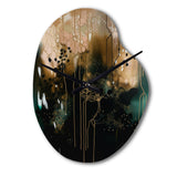 Black Chaos III - Asymmetric Metal Wall Clock