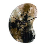 Black Chaos V - Asymmetric Metal Wall Clock