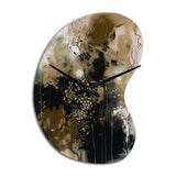 Black Chaos V - Asymmetric Metal Wall Clock