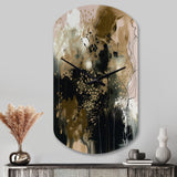 Black Chaos V - Asymmetric Metal Wall Clock