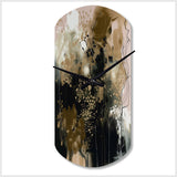 Black Chaos V - Asymmetric Metal Wall Clock