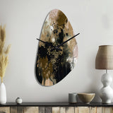 Black Chaos V - Asymmetric Metal Wall Clock