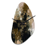 Black Chaos V - Asymmetric Metal Wall Clock