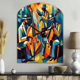 Jazz Performance On Stage II - Asymmetric Metal Wall Clock