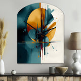 The Geometry Of Light I - Asymmetric Metal Wall Clock