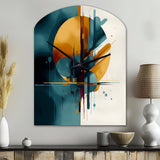 The Geometry Of Light I - Asymmetric Metal Wall Clock