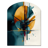 The Geometry Of Light I - Asymmetric Metal Wall Clock