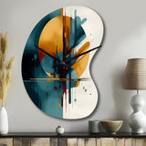 The Geometry Of Light I - Asymmetric Metal Wall Clock