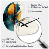 The Geometry Of Light I - Asymmetric Metal Wall Clock