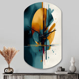 The Geometry Of Light I - Asymmetric Metal Wall Clock