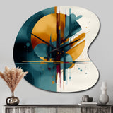 The Geometry Of Light I - Asymmetric Metal Wall Clock