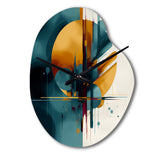 The Geometry Of Light I - Asymmetric Metal Wall Clock