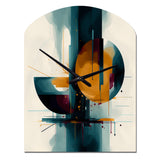 The Geometry Of Light III - Asymmetric Metal Wall Clock
