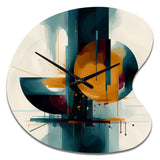The Geometry Of Light III - Asymmetric Metal Wall Clock