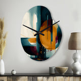 The Geometry Of Light III - Asymmetric Metal Wall Clock