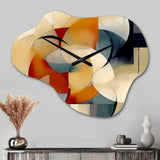 Exploring Abstracted Patterns I - Asymmetric Metal Wall Clock