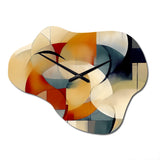 Exploring Abstracted Patterns I - Asymmetric Metal Wall Clock