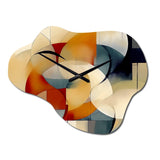 Exploring Abstracted Patterns I - Asymmetric Metal Wall Clock